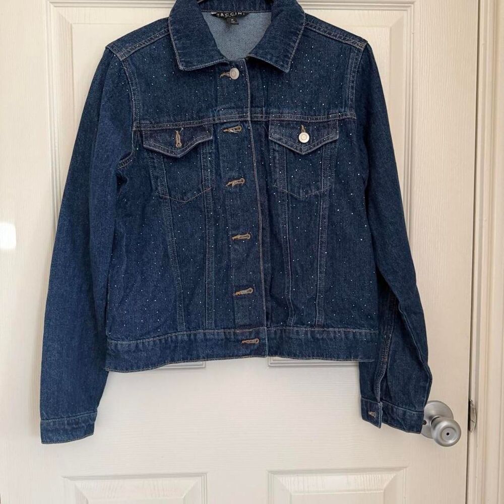 Baccini Women's Blue and Navy Jacket